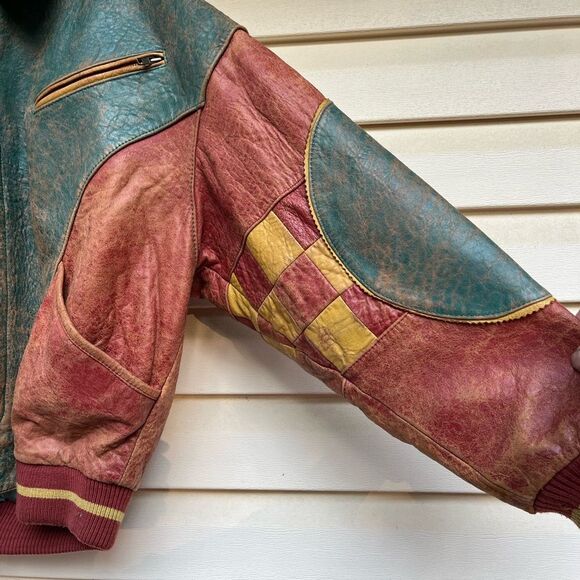 Vintage genuine Mark Buchanan Pelle Pelle moto jacket, size 40 - Picture 5 of 16